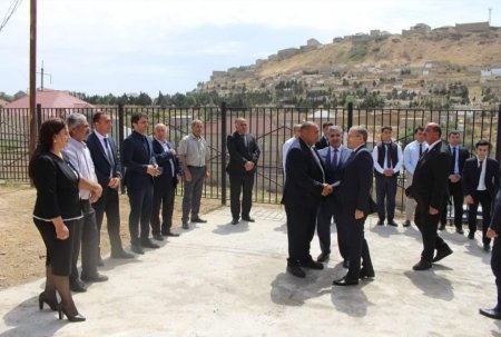 Laçın rayonu Şeylanlı kəndindən olan şəhid Nəcəfov Etibar Mehman oğlunun xatirəsinə qoyulan borelyefin , abidənin açılışı oldu