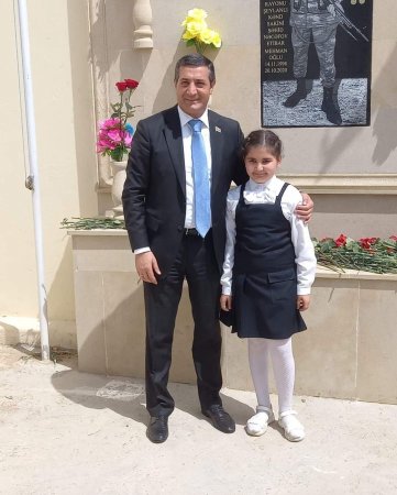 Laçın rayonu Şeylanlı kəndindən olan şəhid Nəcəfov Etibar Mehman oğlunun xatirəsinə qoyulan borelyefin , abidənin açılışı oldu