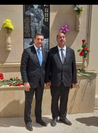Laçın rayonu Şeylanlı kəndindən olan şəhid Nəcəfov Etibar Mehman oğlunun xatirəsinə qoyulan borelyefin , abidənin açılışı oldu