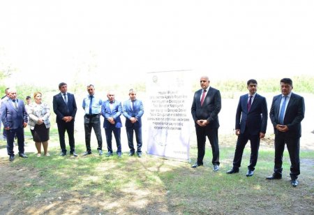 Ağstafada su bioresurslarının artırılması və qorunması məqsədi ilə Kür çayına balıq körpələri buraxıldı.