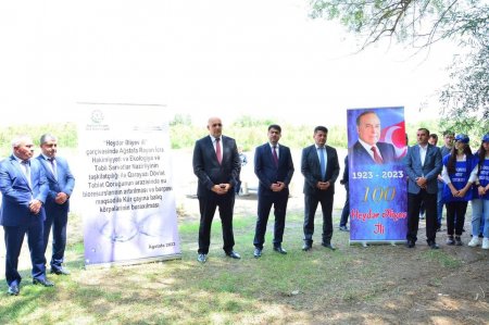 Ağstafada su bioresurslarının artırılması və qorunması məqsədi ilə Kür çayına balıq körpələri buraxıldı.