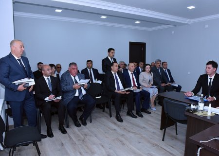 Sumqayıt şəhər İcra Hakimiyyətinin başçısı səyyar qəbul keçirdi