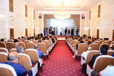 Ümummilli Lider Heydər Əliyevin 100 illik yubileyi münasibətilə Ağstafada “Nurlu ömrün anları” tamaşası nümayiş etdirilib