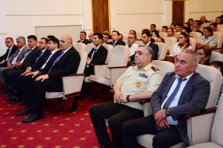 Ümummilli Lider Heydər Əliyevin 100 illik yubileyi münasibətilə Ağstafada “Nurlu ömrün anları” tamaşası nümayiş etdirilib