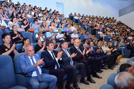 Ümummilli Lider Heydər Əliyevin 100 illik yubileyi münasibəti ilə "14 iyul 1969-cu il: Müstəqil və qüdrətli Azərbaycanın təməlinin qoyulduğu gün" mövzusunda Ağstafada tədbir keçirilib