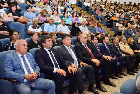 Ümummilli Lider Heydər Əliyevin 100 illik yubileyi münasibəti ilə "14 iyul 1969-cu il: Müstəqil və qüdrətli Azərbaycanın təməlinin qoyulduğu gün" mövzusunda Ağstafada tədbir keçirilib