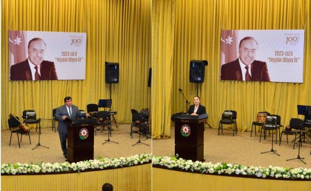 Ümummilli Lider Heydər Əliyevin 100 illik yubileyi münasibəti ilə "14 iyul 1969-cu il: Müstəqil və qüdrətli Azərbaycanın təməlinin qoyulduğu gün" mövzusunda Ağstafada tədbir keçirilib