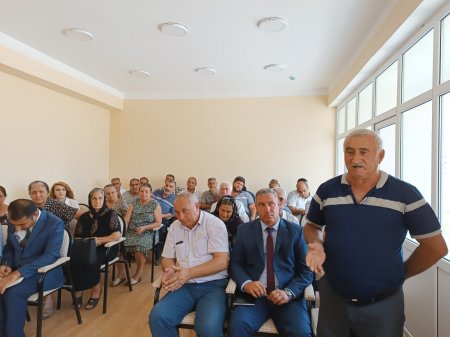 Laçın Rayon İcra Hakimiyyətinin başçısı Aqil Nəzərlinin növbəti görüşü-səyyar qəbulu Kürdəmir rayonunda keçirildi