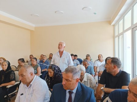 Laçın Rayon İcra Hakimiyyətinin başçısı Aqil Nəzərlinin növbəti görüşü-səyyar qəbulu Kürdəmir rayonunda keçirildi