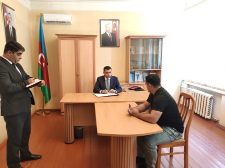 Yevlax şəhər İcra Hakimiyyətinin başçısı Anar Tağıyevin ŞİH-də növbəti vətəndaş qəbulu keçirilmişdir