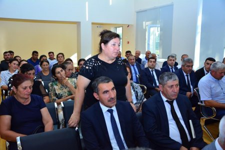 Muğanlı kəndində növbəti səyyar görüş keçirildi