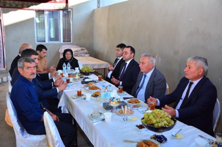 Ağstafalı şəhid Əsəd Məmmədovun ailəsi ziyarət olunub