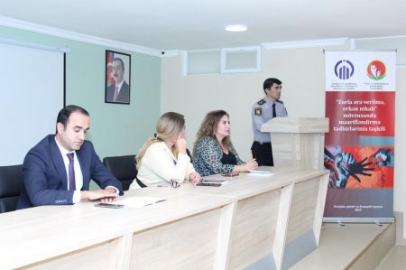 İsmayıllı rayonunda erkən nikah  mövzusunda tədbir keçirilib