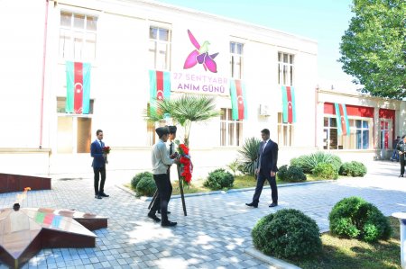 27 Sentyabr - Anım Günündə Ağstafa şəhərinin mərkəzində ucaldılmış “Şəhid” Memorial Abidə Kompleksində ümumrayon tədbiri təşkil olunub