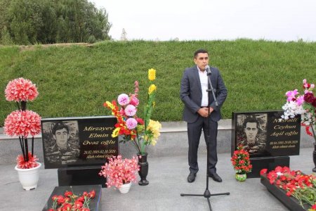 Xocavənd qəsəbəsində yerləşən “Şəhidlər məzarlığı”nda anım tədbiri keçirilmişdir.