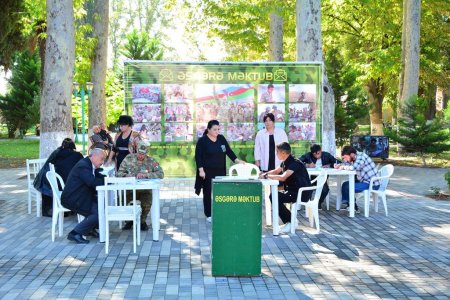 Azərbaycanın Dövlət Müstəqilliyinin Bərpası Günü münasibəti ilə Ağstafada “Əsgərə məktub” layihəsi çərçivəsində tədbir keçirilib