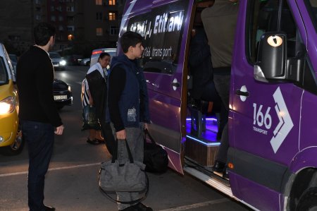 "Qaçqınkom" 88 nəfəri Füzuliyə yola saldı - FOTOLAR