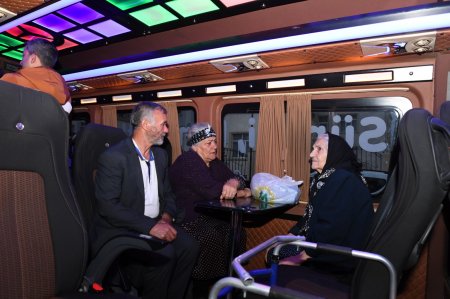 "Qaçqınkom" 88 nəfəri Füzuliyə yola saldı - FOTOLAR