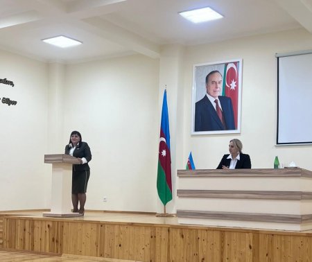 Azərbaycan Qadınlarının VI Qurultayı ilə əlaqədar Ulu Öndər Heydər Əliyevin 100 illik yubileyi çərçivəsində Azərbaycanda qadın siyasətinə həsr olunmuş rayon qadınlarının konfransı keçirilmişdir.