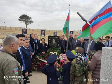 Şəhid Xosrovzadə İlkin Azay oglunun anım mərasimi keçirilib
