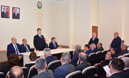 Ağstafa RİH başçısı vətəndaşların növbəti səyyar qəbulunu Həsənsu kənd yaşayış məntəqəsində keçirib