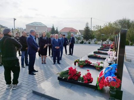 Şəhid Cabbarov Şahgündüz Habil oğlunun anım mərasimi keçirilib.