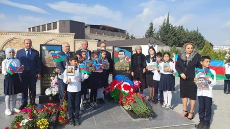 Şəhid Cabbarov Şahgündüz Habil oğlunun anım mərasimi keçirilib.