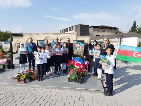 Şəhid Cabbarov Şahgündüz Habil oğlunun anım mərasimi keçirilib.