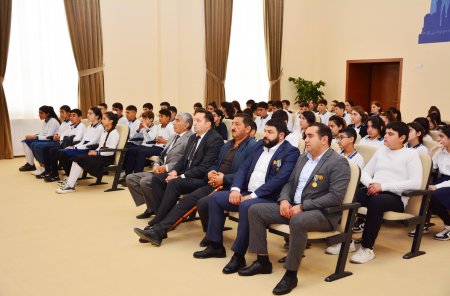 Ağstafada şagirdlərlə 8 Noyabr-Zəfər Günü münasibəti ilə vətənpərvərlik mövzusunda görüşlər keçirilir 