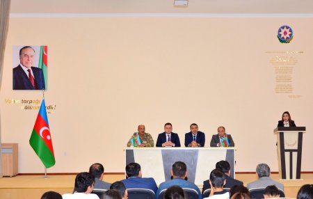 Ağstafada şagirdlərlə 8 Noyabr-Zəfər Günü münasibəti ilə vətənpərvərlik mövzusunda görüşlər keçirilir 