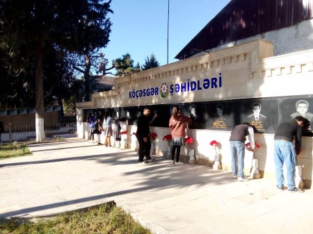 8 Noyabr - Zəfər Günü ilə əlaqədar Ağstafa rayon ərazisində “Yaddaş saatı” adlı aksiya keçirilib