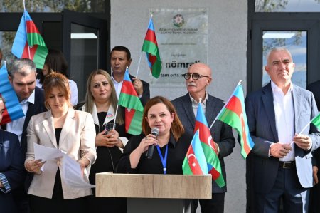 Laçında bayraq yürüşü - FOTOLAR