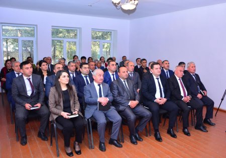 Ağstafa RİH başçısı Poylu qəsəbəsində vətəndaşların növbəti səyyar qəbulunu keçirib