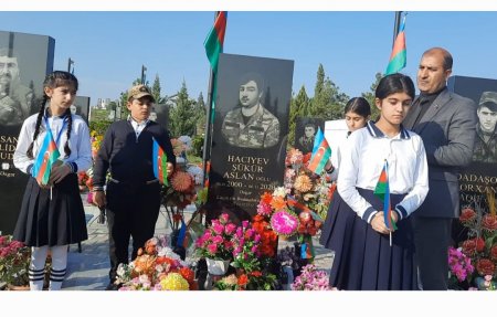 Laçınlı Vətən müharibəsi şəhidi Hacıyev Şükür Aslan oğlunun anım mərasimi keçrilmişdir