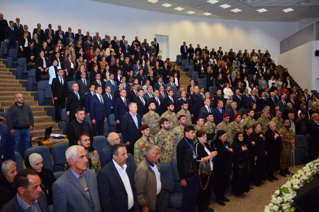 Ağstafada 8 Noyabr - Zəfər Gününə həsr olunmuş "Ata vəsiyyəti və inamlı Zəfər" mövzusunda tədbir keçirilib