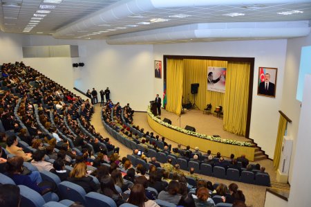 Ağstafada 8 Noyabr - Zəfər Gününə həsr olunmuş "Ata vəsiyyəti və inamlı Zəfər" mövzusunda tədbir keçirilib