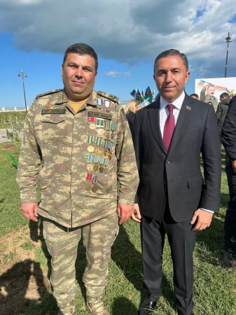 Sumqayıtda Zəfər Günü münasibətilə ağacəkmə aksiyası keçirilib – FOTOLAR