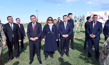 Sumqayıtda Zəfər Günü münasibətilə ağacəkmə aksiyası keçirilib – FOTOLAR