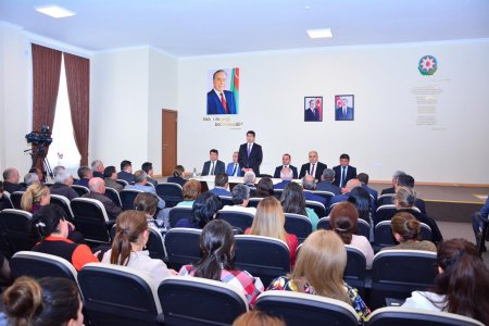 Ağstafa RİH başçısı Seymur Orucov vətəndaşların növbəti səyyar qəbulunu Vurğun qəsəbəsində keçirib.