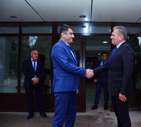 Türkiyə Respublikasının Gəncə şəhərindəki Baş konsulu Recep Öztop Ağstafa rayonuna səfər edib, Ağstafa RİH başçısı Seymur Orucovla görüşüb
