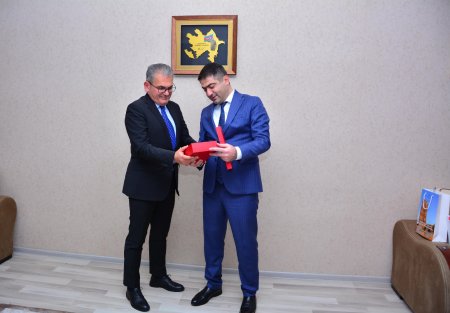 Türkiyə Respublikasının Gəncə şəhərindəki Baş konsulu Recep Öztop Ağstafa rayonuna səfər edib, Ağstafa RİH başçısı Seymur Orucovla görüşüb