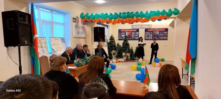 "31 dekabr -Dünya Azərbaycanlılarının həmrəylik günü" və "Yeni il"münasibətilə məktəbdə mədəni-kütləvi tədbir keçirilmişdir.