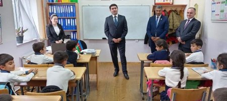 Şərqi Zəngəzur Regional Təhsil İdarəsinin müdiri Fuad Bədəlov Cəbrayıl rayonu N. Aslanov adına Cocuq Mərcanlı kənd tam orta məktəbində olub.