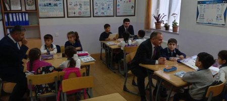 Şərqi Zəngəzur Regional Təhsil İdarəsinin müdiri Fuad Bədəlov Cəbrayıl rayonu N. Aslanov adına Cocuq Mərcanlı kənd tam orta məktəbində olub.