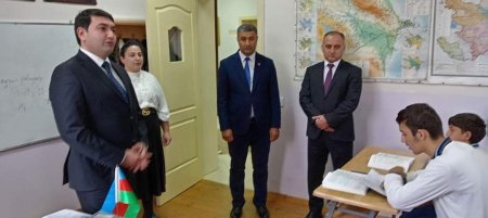 Şərqi Zəngəzur Regional Təhsil İdarəsinin müdiri Fuad Bədəlov Cəbrayıl rayonu N. Aslanov adına Cocuq Mərcanlı kənd tam orta məktəbində olub.