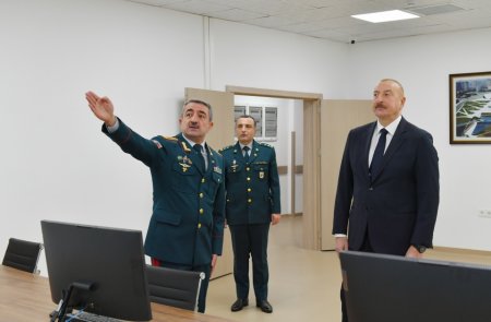 Prezident DSX-nın hərbi hospital kompleksinin açılışında