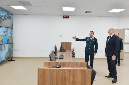Prezident DSX-nın hərbi hospital kompleksinin açılışında