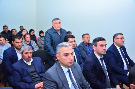 Göycəli kəndində vətəndaşların növbəti səyyar qəbulu keçirilib