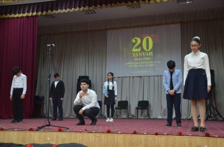 19 yanvar 2024-cü il tarixində Sumqayıt şəhəri "28 May" mədəniyyət evində 20 Yanvar faciəsinin otuz dördüncü ildönümünə həsr olunmuş tədbir keçirilib.