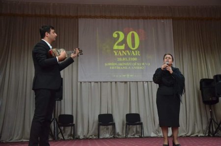 19 yanvar 2024-cü il tarixində Sumqayıt şəhəri "28 May" mədəniyyət evində 20 Yanvar faciəsinin otuz dördüncü ildönümünə həsr olunmuş tədbir keçirilib.